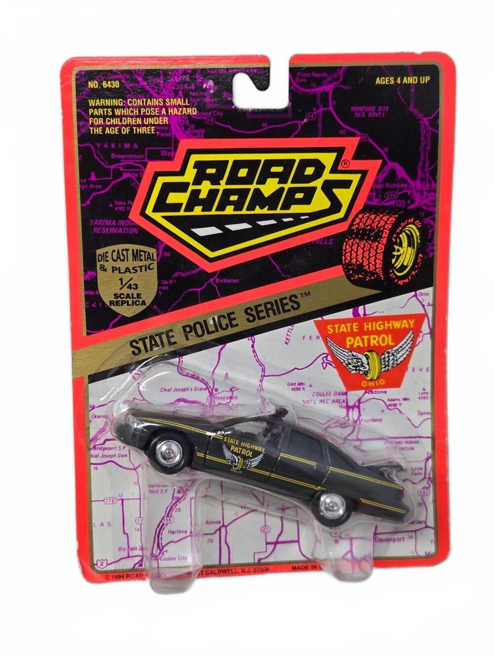 1994 Road Champs Die Cast Chevy Caprice Ohio State Highway Patrol NIP